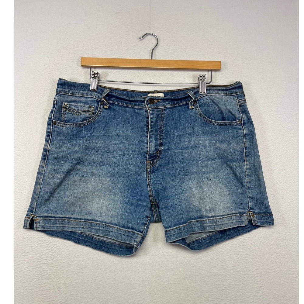 Casual Classic Levi's Womens 16 Blue 515 Stretch Denim Jean Shorts Casual